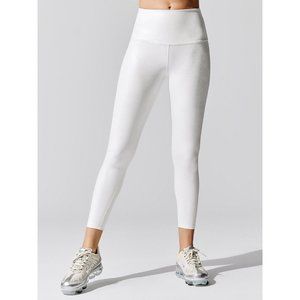 Beyond Yoga Viper Legging White Viper 7/8 Length Active Wear Iridescent
